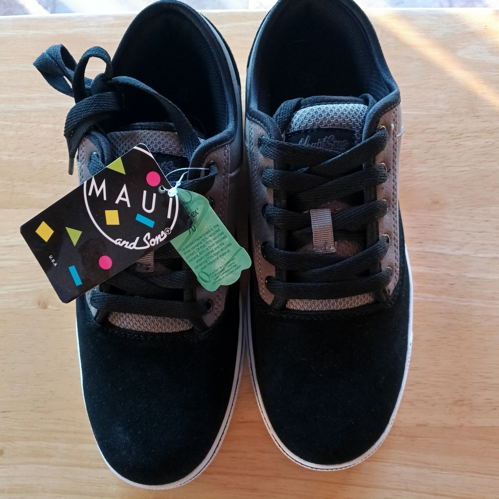 Maui and Sons Black and Gray Casual Shoes